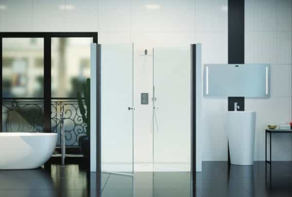 DURASHOWER® Duschkabine in Klar und 18 Größen aus ESG 6 mm Nanobeschichtung Duschabtrennung | Nischendusche