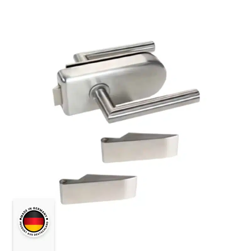 Ganzglastürbeschlag aus Edelstahl Ausführung UV (Unverschlossen) DIN Studio/Studio