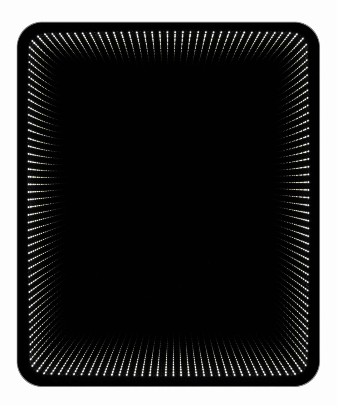 Wenecja Smart R - Ovale Ecken, Rechteck mit 3D Effekt, Berührungsschalter Wandspiegel mit LED, 79 x 65 cm – Bild 2