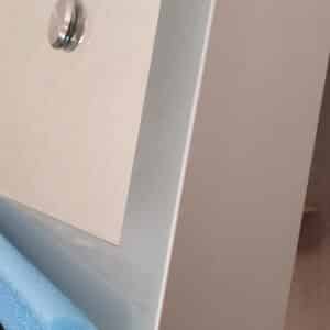 Solid - Rechteck mit umlaufendem Mattstreifen, Wandspiegel mit LED