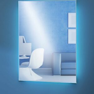 beleuchten die Wand hinter dem Spiegel.Wandspiegel LED-1