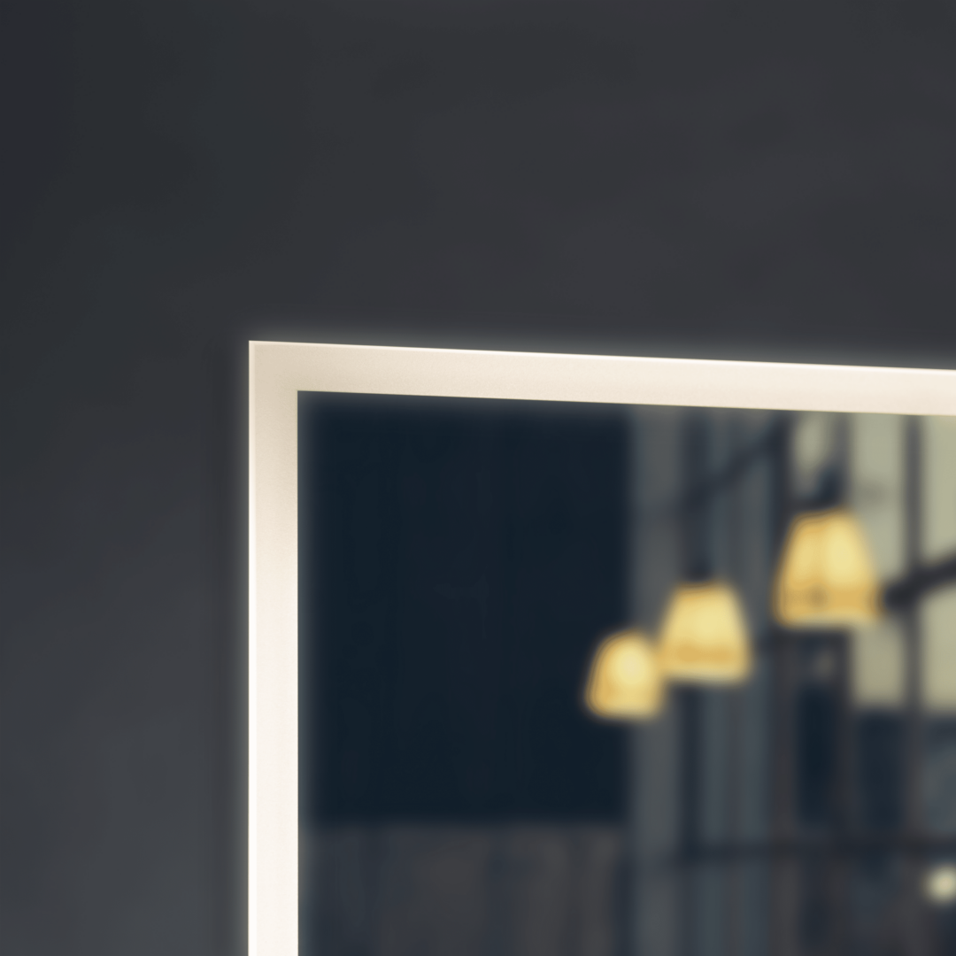 beleuchten die Wand hinter dem Spiegel.Wandspiegel LED 60 x 80 cm-1