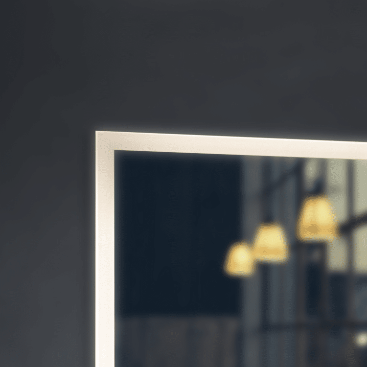 beleuchten die Wand hinter dem Spiegel.Wandspiegel LED 60 x 80 cm-1