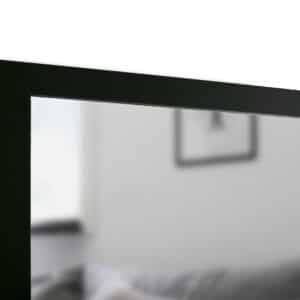 Slim Black Spiegel in einem schwarzen MDF-Rahmen mit dekorativem Furnier-4