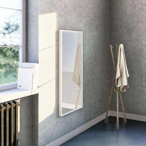 Scandi White Spiegel in einem Weiss MDF-Rahmen mit dekorativem Furnier-1