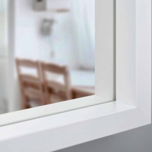 Scandi White Spiegel in einem Weiss MDF-Rahmen mit dekorativem Furnier-2