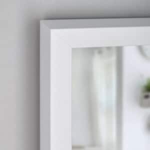 Scandi White Spiegel in einem Weiss MDF-Rahmen mit dekorativem Furnier-3