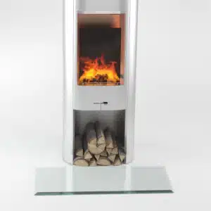 Vorlegeplatte aus Glas für Kamin Form G24 Rechteck Esg T: 500mm x B: 1000mm x H: 8mm mit 18mm Facette Glasplatte | Bodenplatte-2