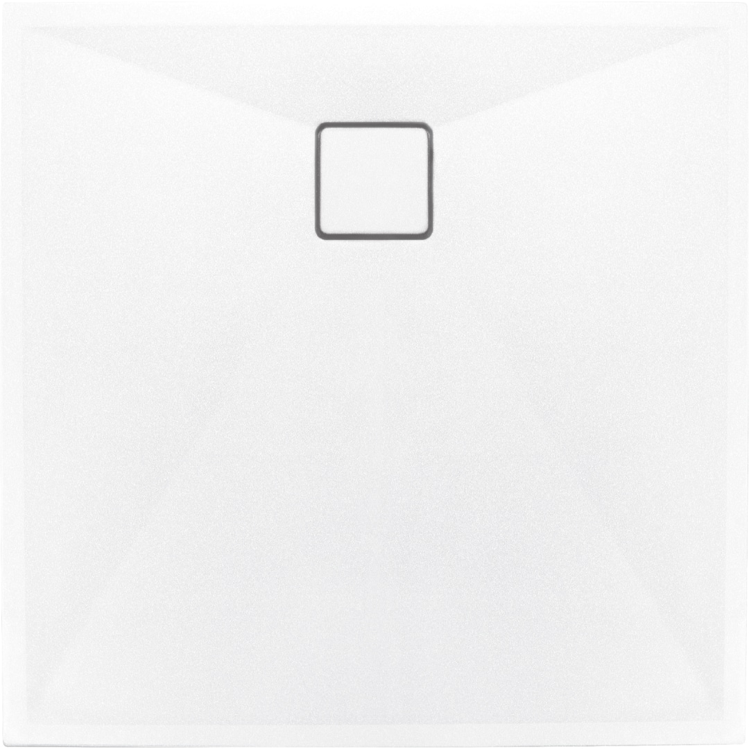 Quadrat Granit Duschwanne | Alabaster Duschtasse | Breite 800-900 mm | Länge 800-900 mm | Höhe 35 mm | mit/ohne Ablaufgarnitur