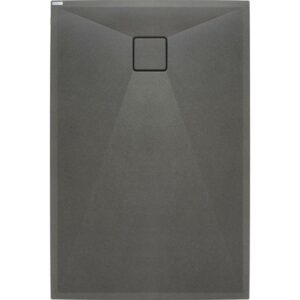 Rechteck Granit Duschwanne | Anthrazit Metallic Duschtasse | Breite 700-900 mm | Länge 900-1400 mm | Höhe 35 mm | mit/ohne Ablaufgarnitur