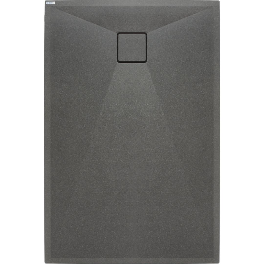 Rechteck Granit Duschwanne | Anthrazit Metallic Duschtasse | Breite 700-900 mm | Länge 900-1400 mm | Höhe 35 mm | mit/ohne Ablaufgarnitur