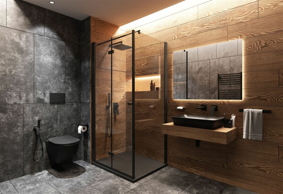 Rechteck Granit Duschwanne | Anthrazit Metallic Duschtasse | Breite 700-900 mm | Länge 900-1400 mm | Höhe 35 mm | mit/ohne Ablaufgarnitur