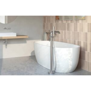 Oval Freistehende Badewanne | Acryl Weiβ Badewanne | Breite 735-790 mm | Länge 1500-1700 mm | Höhe 580 mm