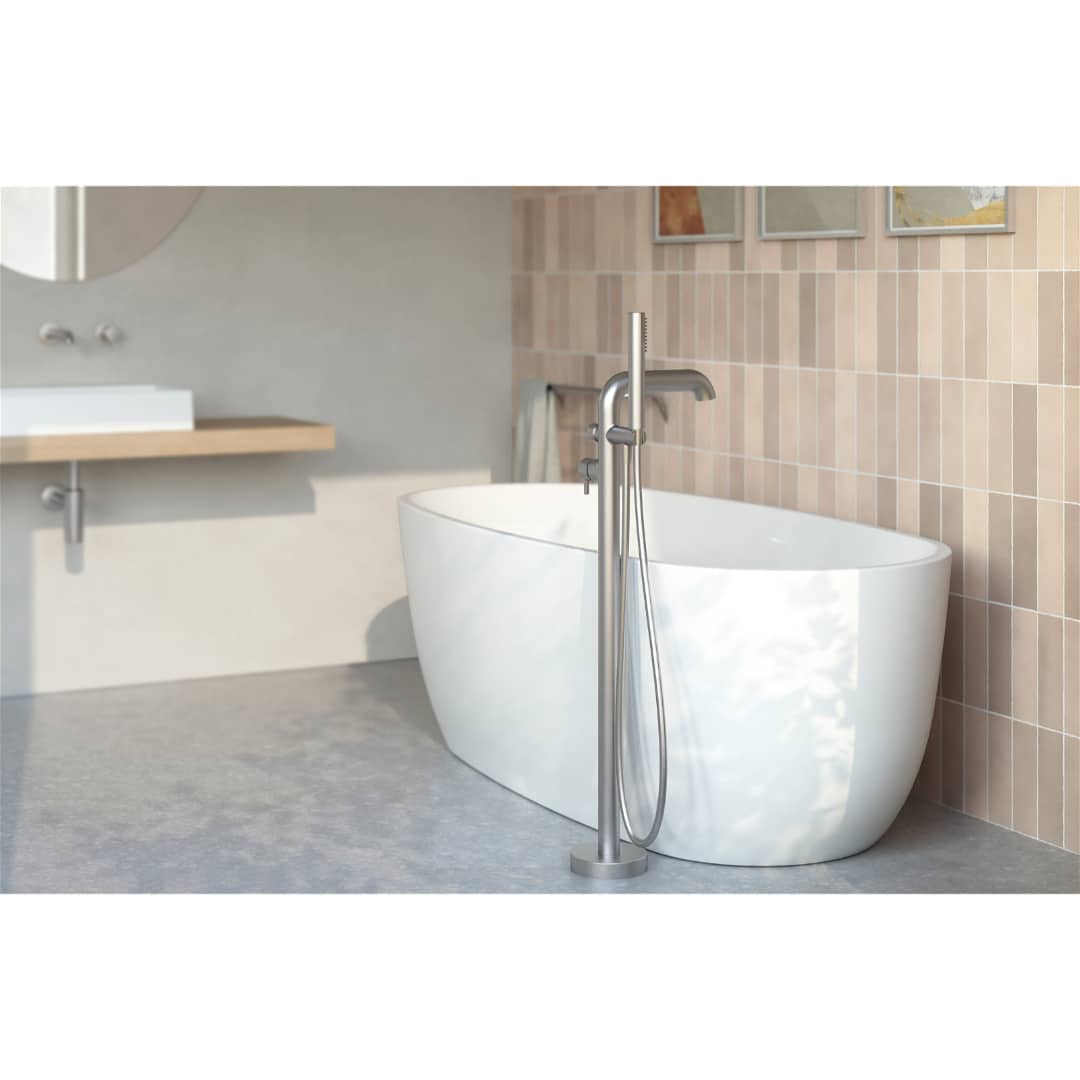 Oval Freistehende Badewanne | Acryl Weiβ Badewanne | Breite 735-790 mm | Länge 1500-1700 mm | Höhe 580 mm