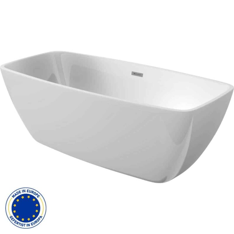 Rechteck Freistehende Badewanne | Acryl Weiβ Badewanne | Breite 720-790 mm | Länge 1500-1700 mm | Höhe 580 mm