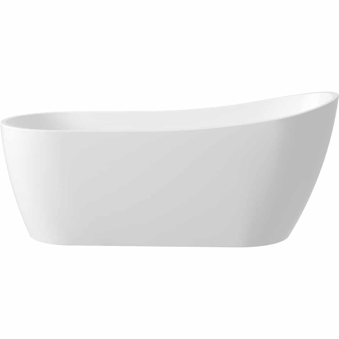 Oval Freistehende Badewanne | Acryl Weiβ Badewanne | Breite 720 mm | Länge 1500-1700 mm | Höhe 720 mm