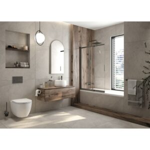 Acryl Nischeneinbau Badewanne | Weiβ Badewanne | Breite 700 mm | Länge 1400-1700 mm | Höhe 410 mm