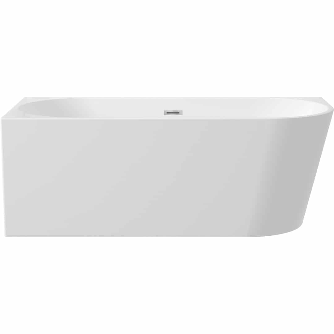Acryl Eck/Freistehende Rechts Badewanne | Weiβ Badewanne | Breite 750 mm | Länge 1500-1600 mm | Höhe 580 mm