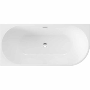 Acryl Eck/Freistehende Rechts Badewanne | Weiβ Badewanne | Breite 750 mm | Länge 1500-1600 mm | Höhe 580 mm