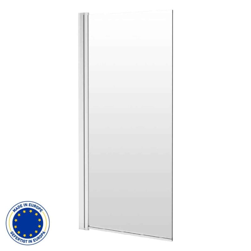 Badewannenabtrennung für Badewanne, ESG, BxH: 80x140 cm