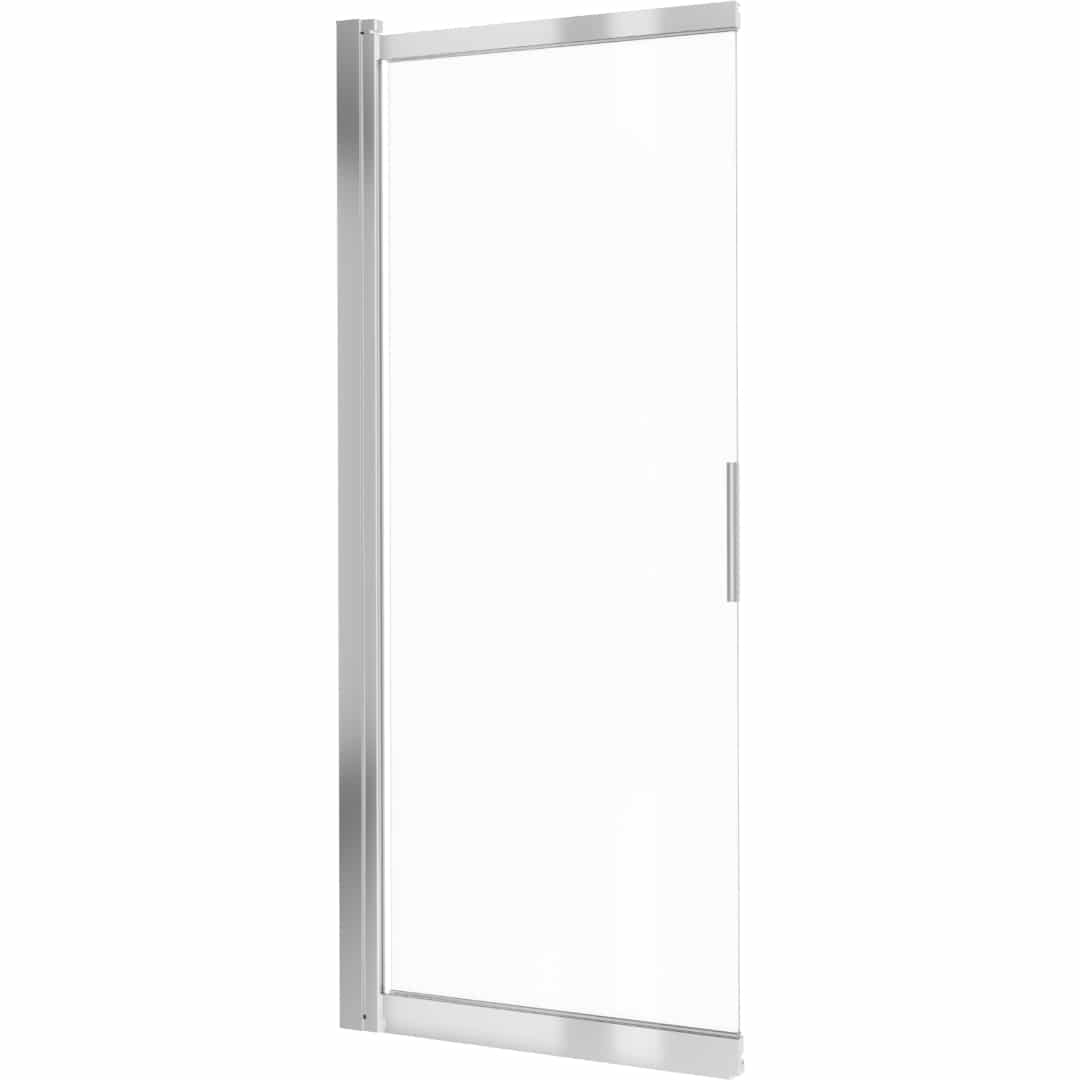 Schiebe Duschwand für Badewanne, ESG, LxH: 100x140 cm