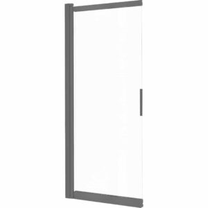 Schiebe Duschwand für Badewanne, ESG, LxH: 100x140 cm