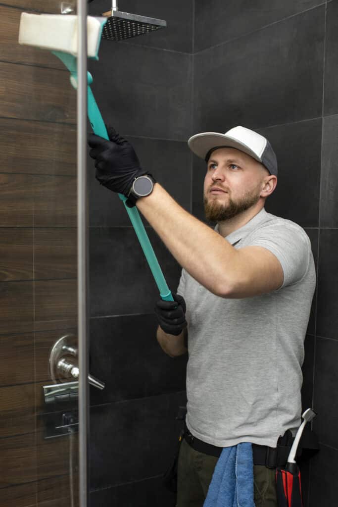 Walk-in-Dusche Pflege und Reinigung