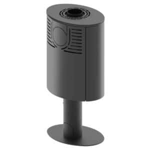 Hitze Elliptischer Freistehende Kaminofen 5 kW auf einem Bein