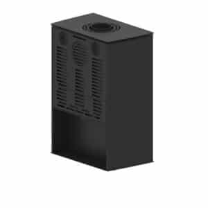 Hitze Freistehende Kaminofen 8,7 kW | Schwarz