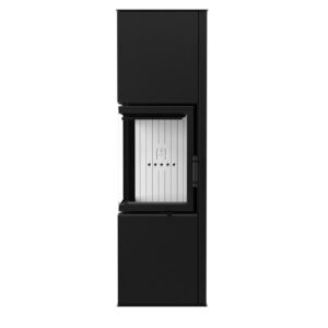 Hitze Freistehende Kaminofen 6,5 kW | Schwarz