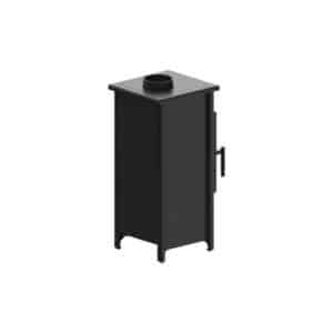 Hitze Freistehende Kaminofen 5,5 kW | Schwarz
