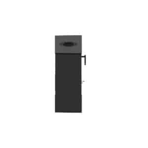 Hitze Freistehende Kaminofen 11 kW | Schwarz