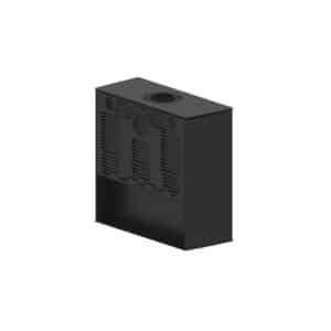 Hitze Freistehende Kaminofen 11 kW | Schwarz