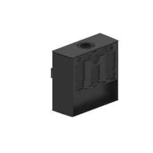 Hitze Freistehende Kaminofen 11 kW | Schwarz