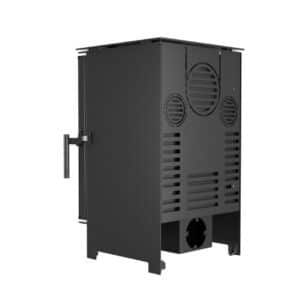 Hitze Freistehende Kaminofen 6,5 kW | Schwarz