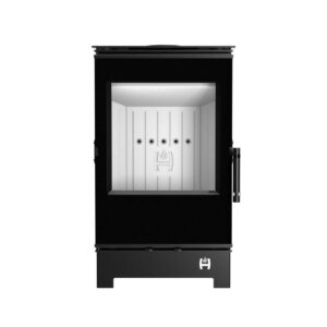 Hitze Freistehende Kaminofen 6,5 kW | Schwarz