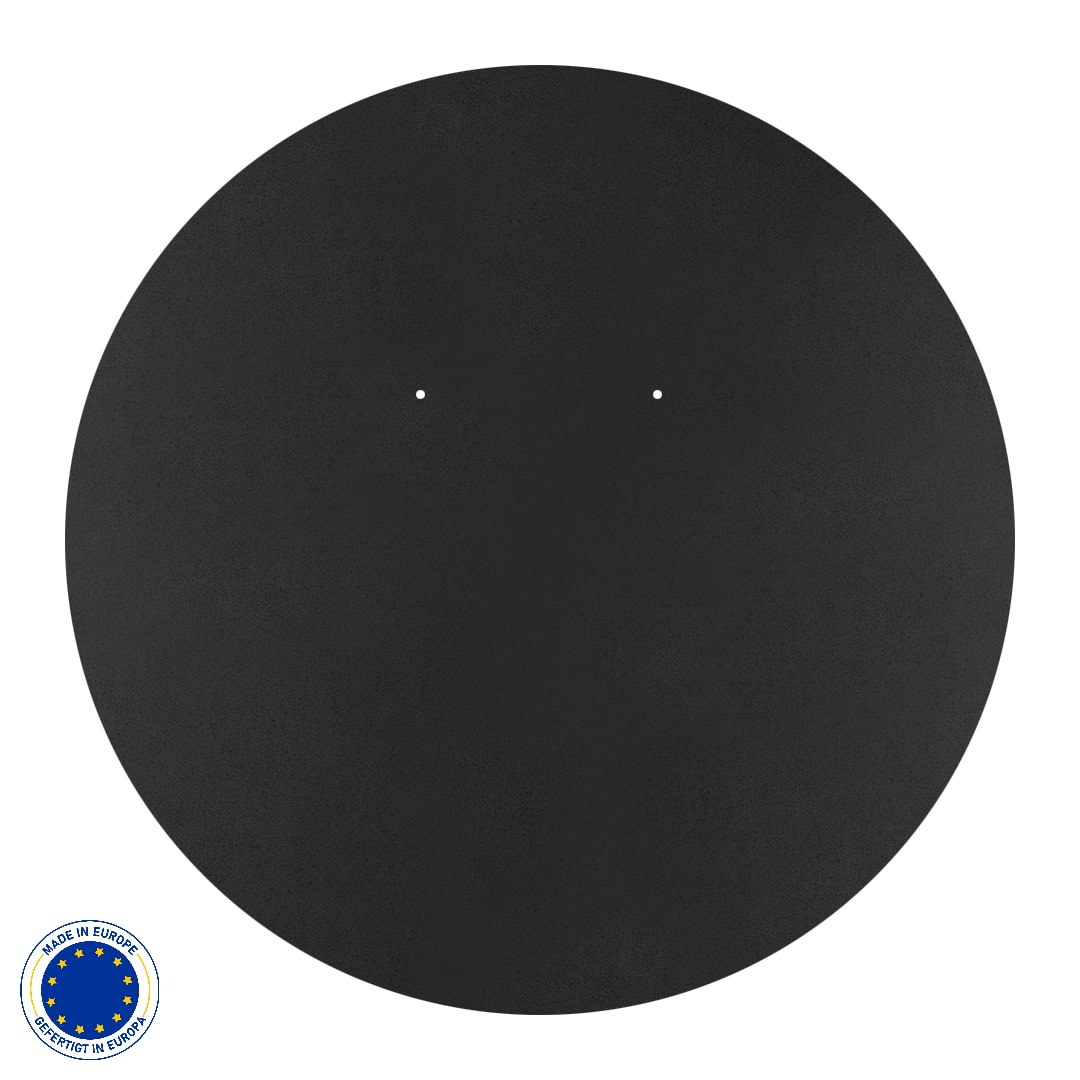 Metall Funkenschutzplatte in Kreis & 3 Farben | Stärke 1,5 mm