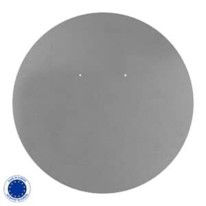 Metall Funkenschutzplatte in Kreis & 3 Farben | Stärke 1,5 mm