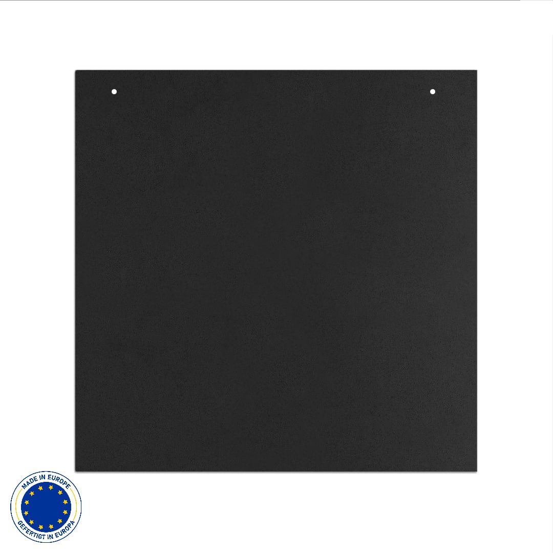 Metall Funkenschutzplatte in Quadrat & 3 Farben | Stärke 1,5 mm
