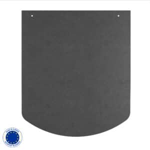 Metall Funkenschutzplatte in Segmentbogen & 3 Farben | Stärke 1,5 mm